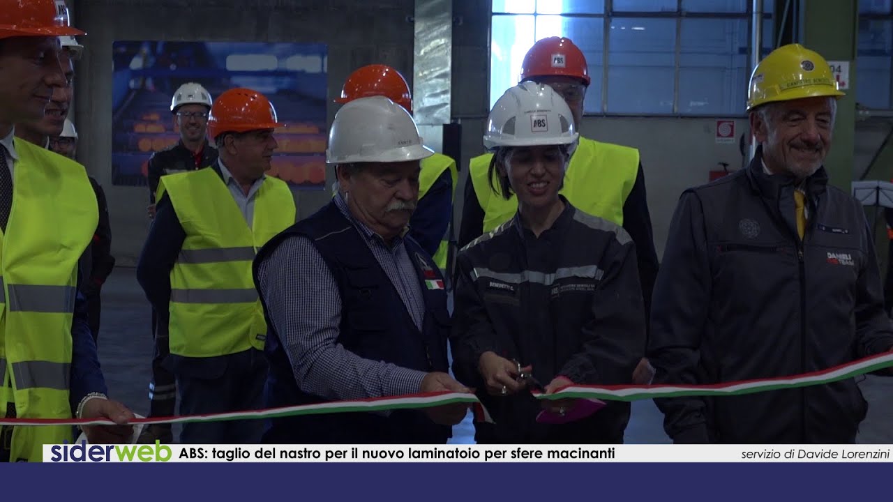 ABS: inaugurato il nuovo laminatoio per sfere macinanti