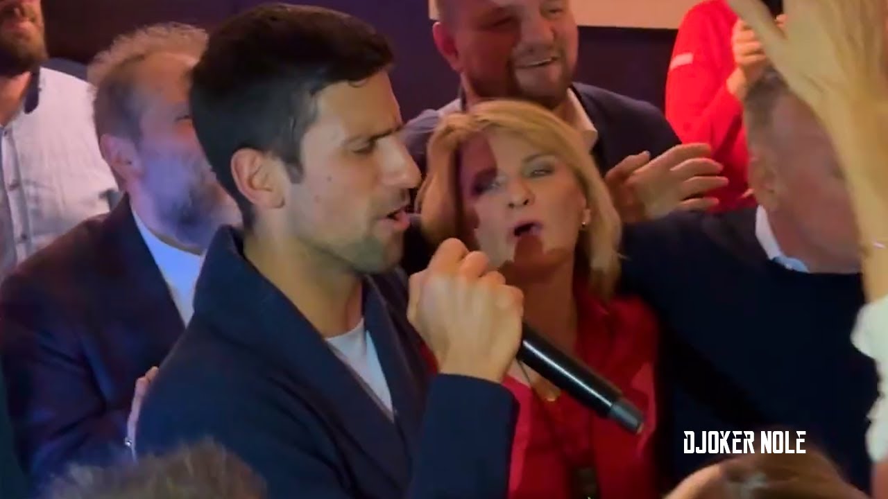 Novak Djokovic Sings to wife Jelena | 18th February 2023