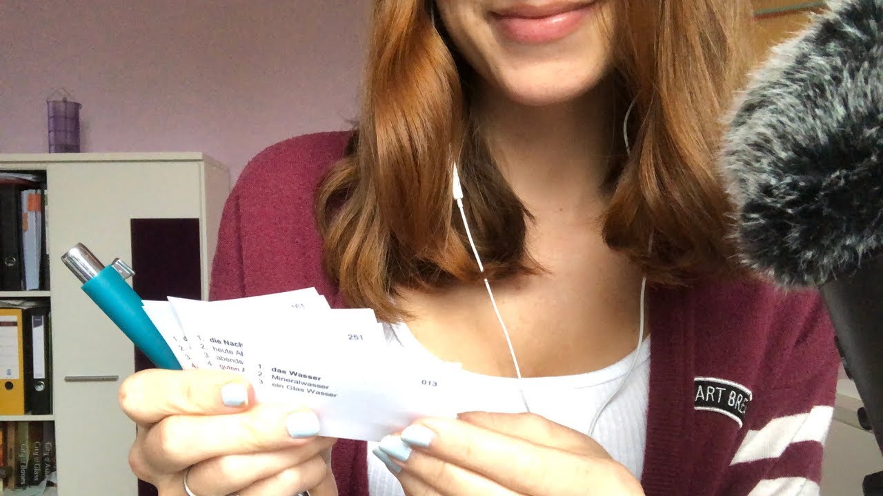 ASMR - Teaching you SPANISH (Tracing, Counting, ...)