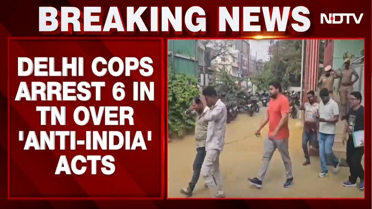 Delhi News | Delhi Police Arrest 6 In Tiruppur For Plotting Attack In India, Links With Pak's ISI