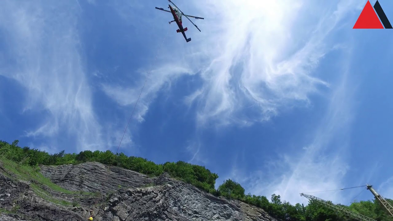World record 2017 - 25 metric tons 103 km/h rockfall impact stopped!