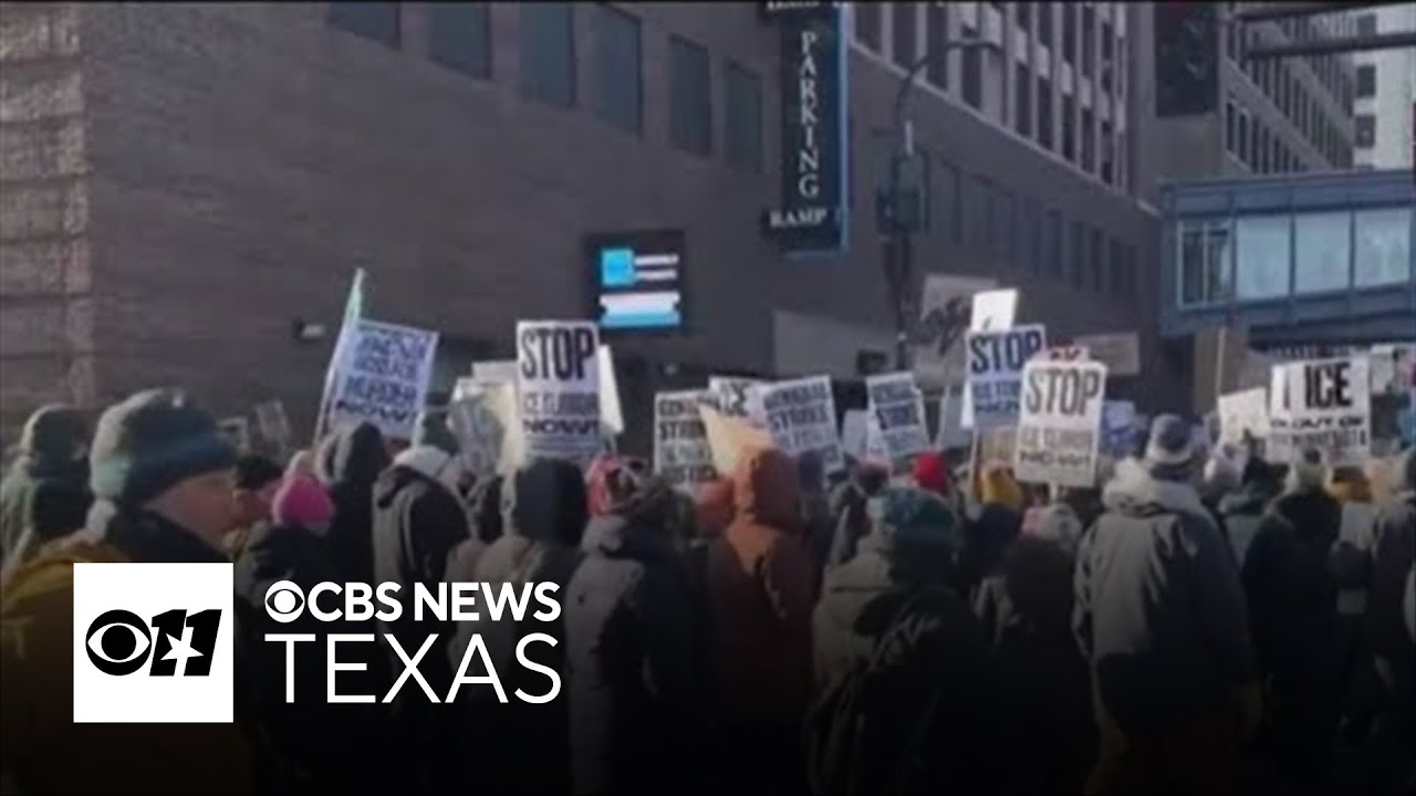 About 100 arrested at Minneapolis airport as crowds protest immigration enforcement