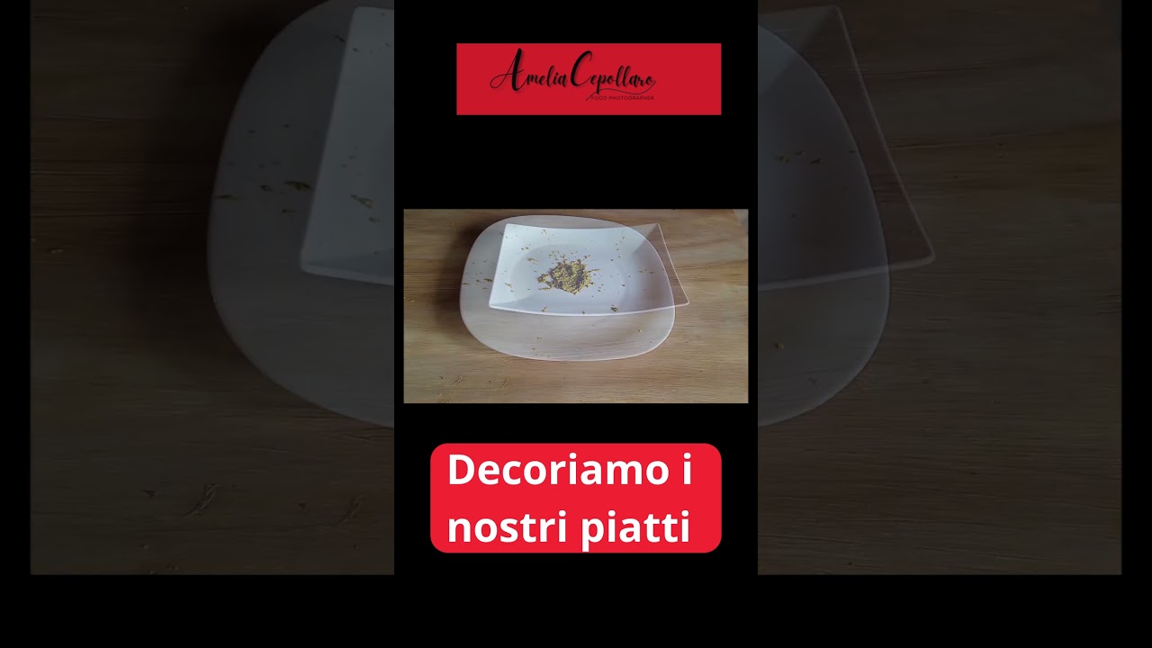 Impiattamento Decorazione piatti con  alcuni accessori