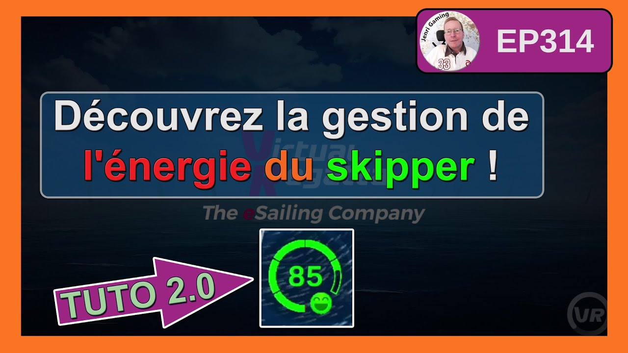 Vendée Arctique : Énergie du Skipper ? - Virtual Regatta Offshore - Jenri Gaming - EP314