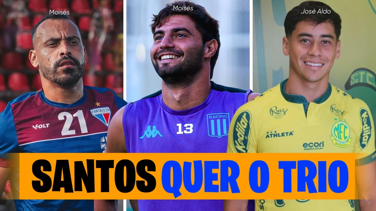 SANTOS QUER 3 REFORÇOS! #santosfc