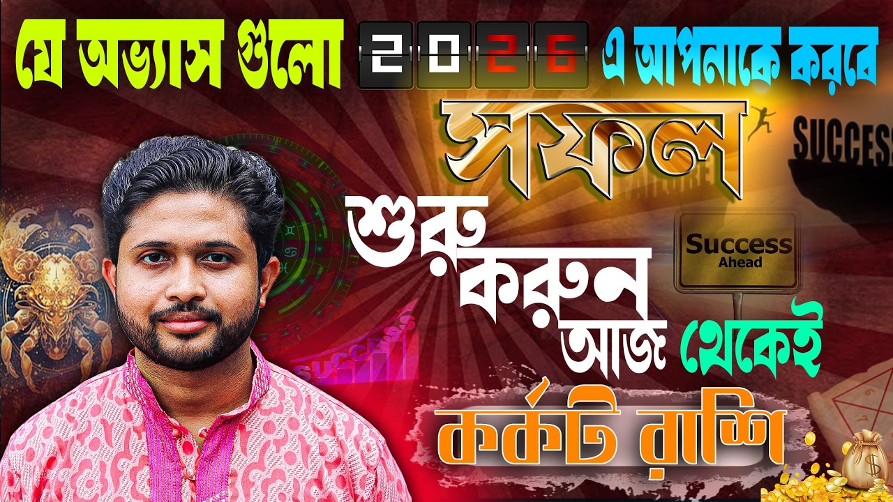 কর্কট 🦀 রাশি। Cancer Sign 🦀 ♋। যে অভ্যাসগুলো ২০২৬-এ করতে পারে আপনাকে রাজা জানুন।