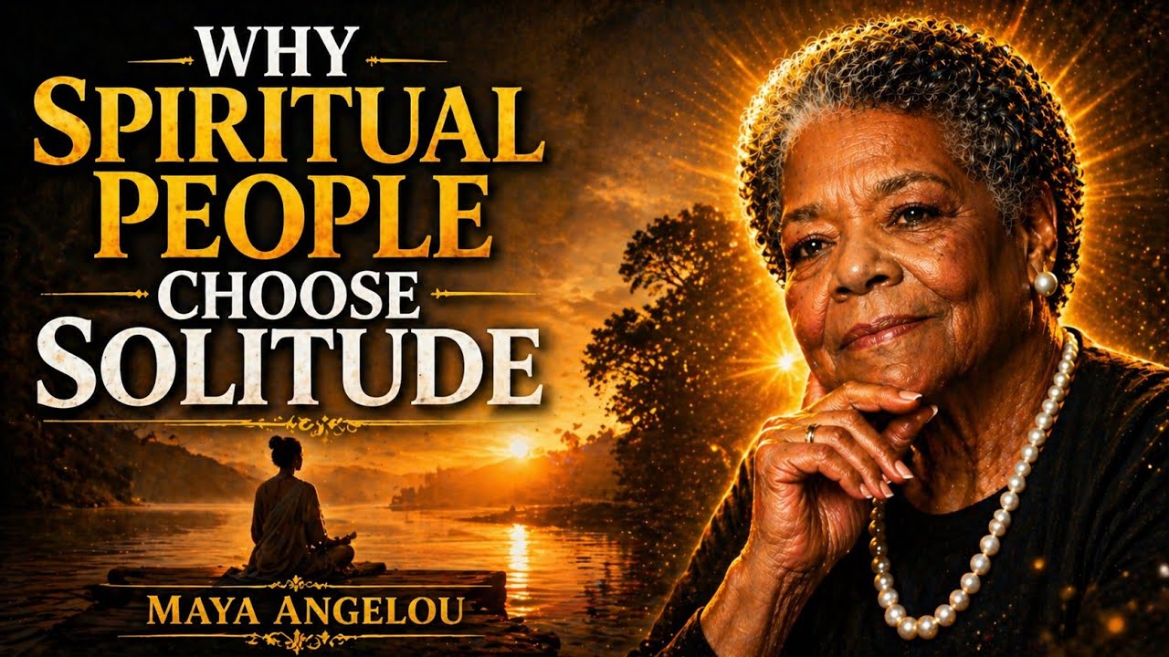 The Real Reason Spiritual People Prefer Staying Home | MAYA ANGELOU | Motivational Speech