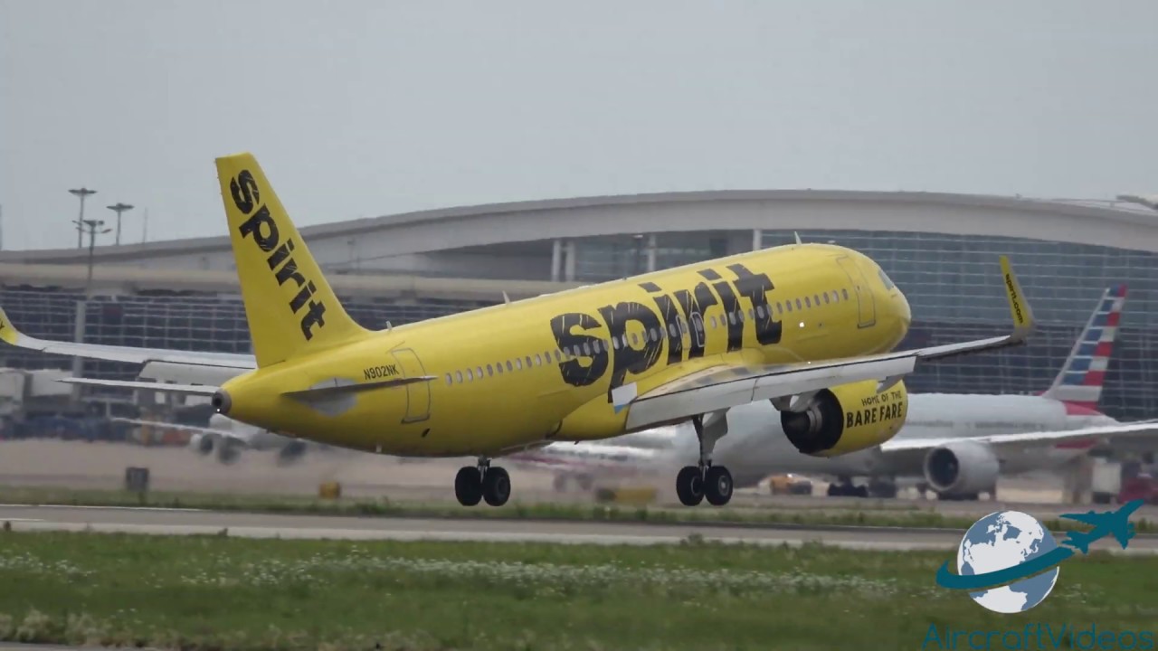 Spirit Airlines A320-271N [N902NK] -- UHD 4K