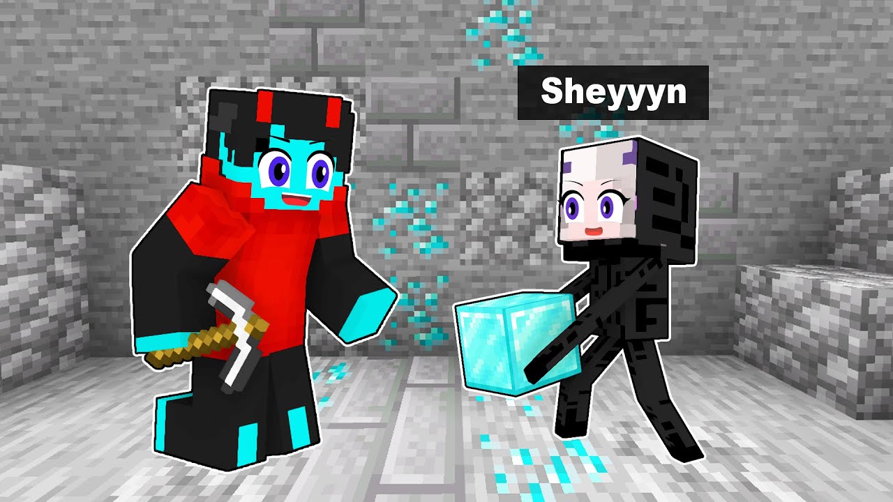 Playing Minecraft as a HELPFUL Enderman! 😊