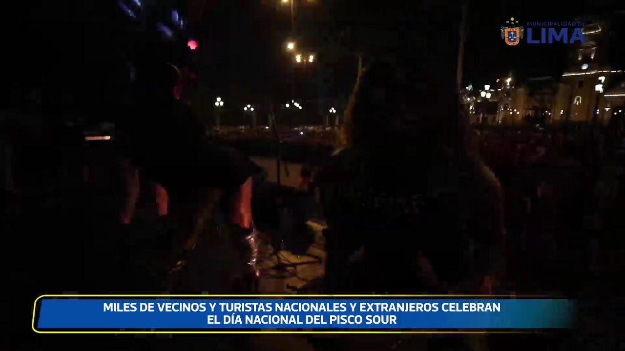 Cierre del Festival del Pisco Sour l 07 de Febrero