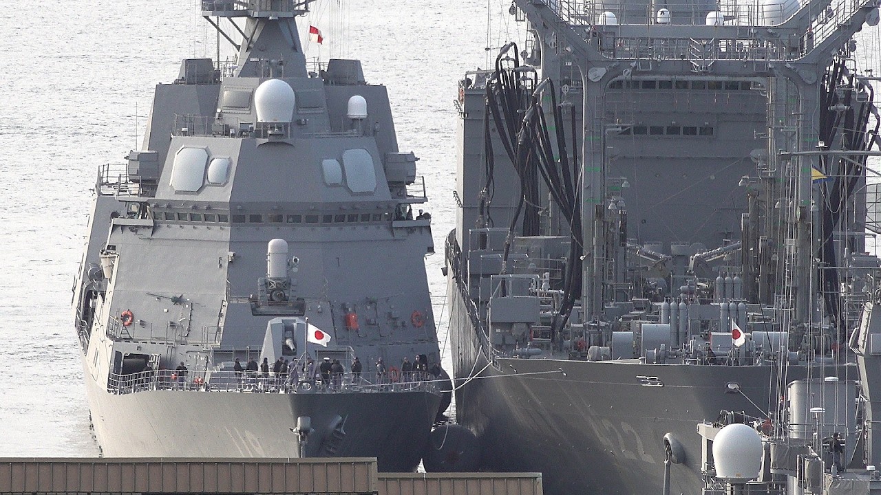 2026海上自衛隊呉基地空母KAGA「3月15日、外洋練習航海護衛艦DD-119あさひ出港～呉基地訪問」