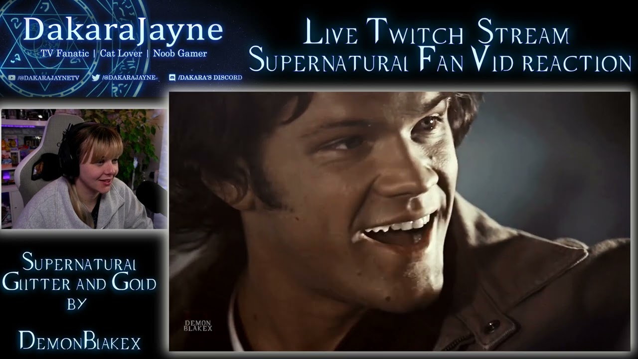Dakara reaction Supernatural Glitter and gold