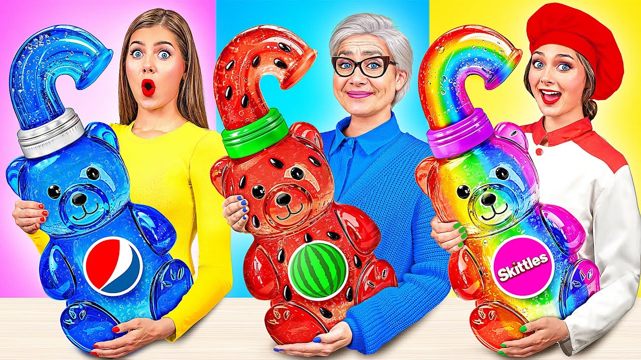 Кулинарный Челлендж: Я против Бабушки | Эпичная Битва с Едой от Jelly DO Challenge