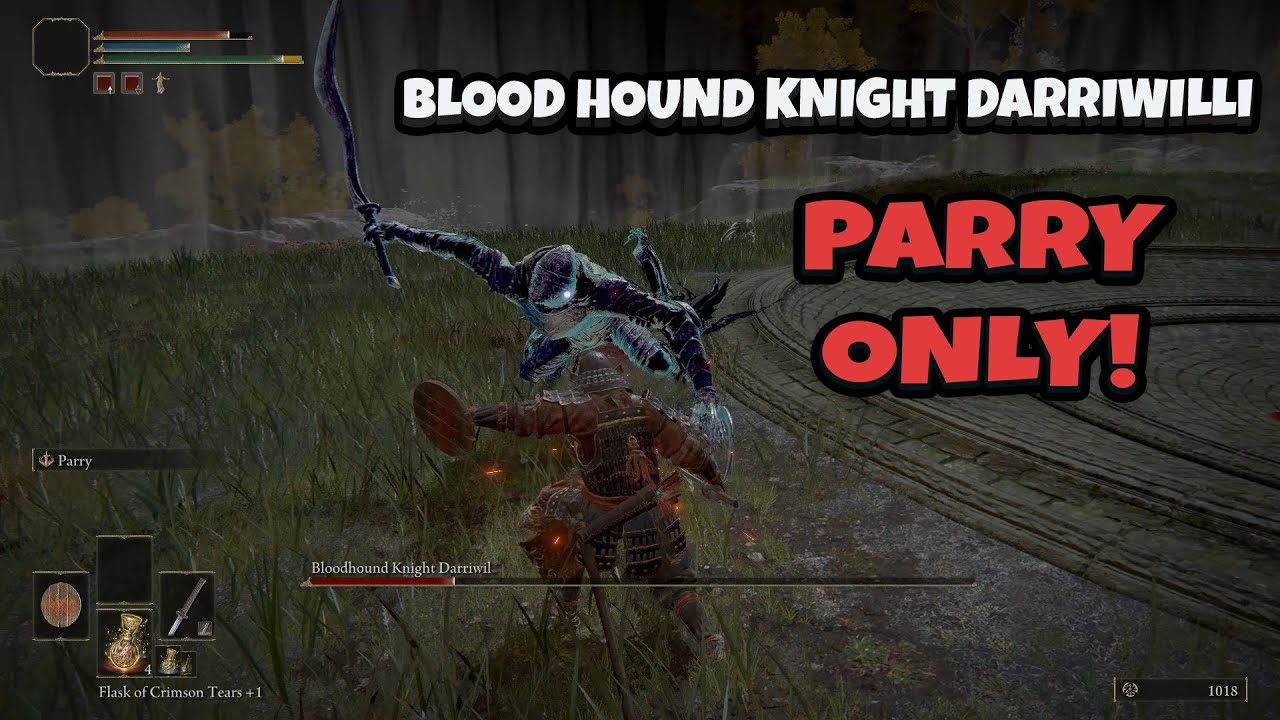Elden Ring- Blood Hound Knight Darriwil PARRY ONLY!