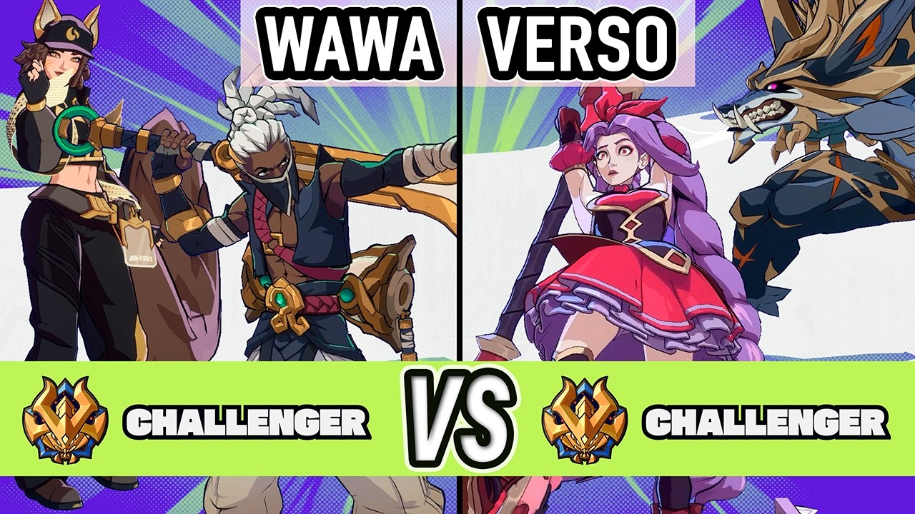 2XKO ▰ Wawa (Ahri / Ekko) vs Verso (Jinx / Warwick) ▰ High Level Gameplay