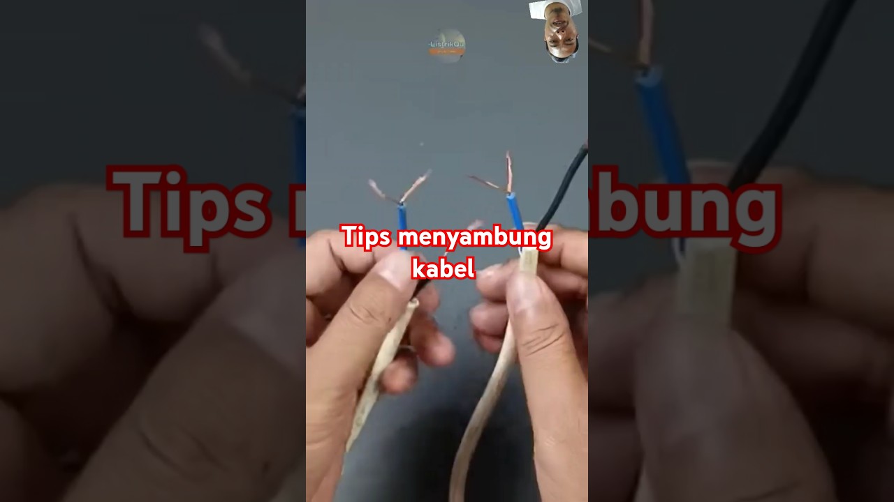 Tips menyambung kabel #kelistrikan #electrical #diy