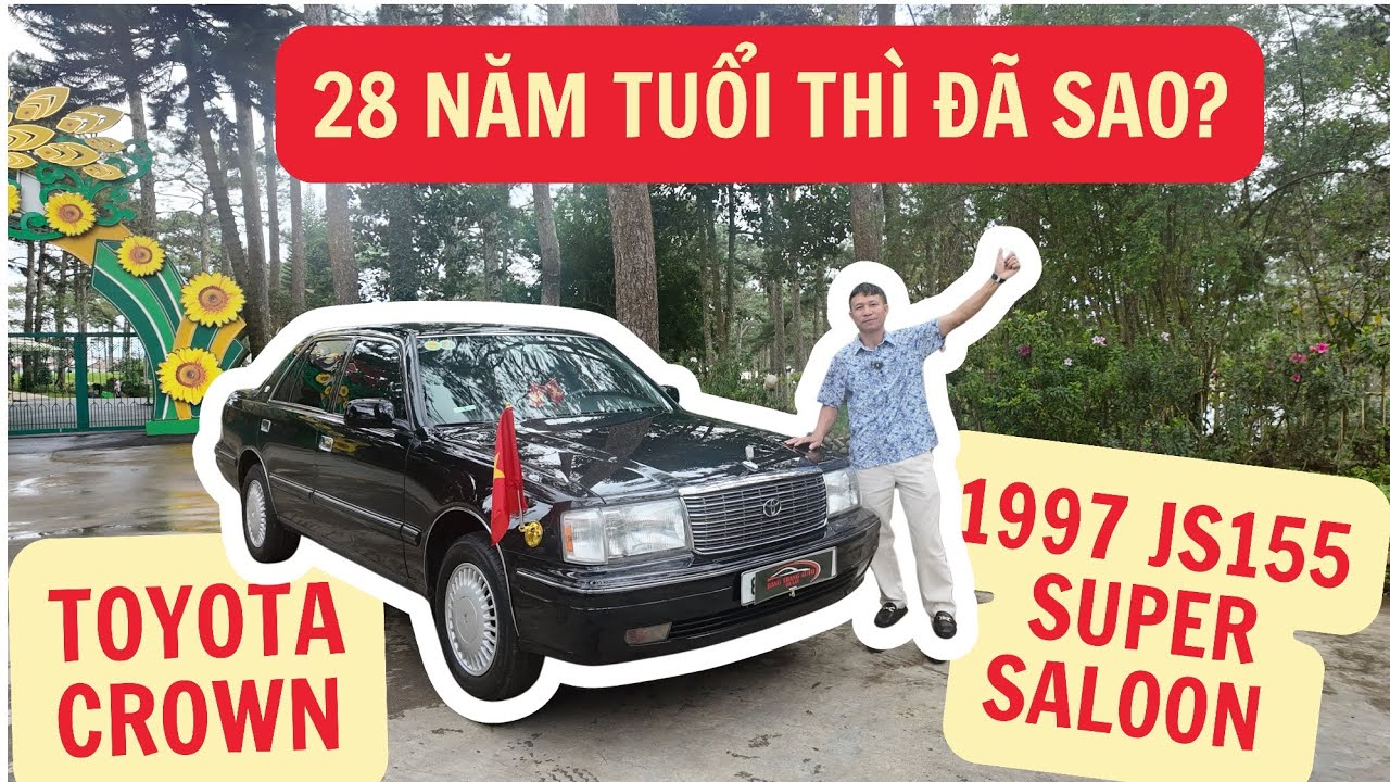 TOYOTA CROWN 1997 JS155 SUPER SALOON 3.0 | Cực phẩm hiếm c&oacute; tại VIỆT NAM, đẹp kh&ocirc;ng thể ch&ecirc;.