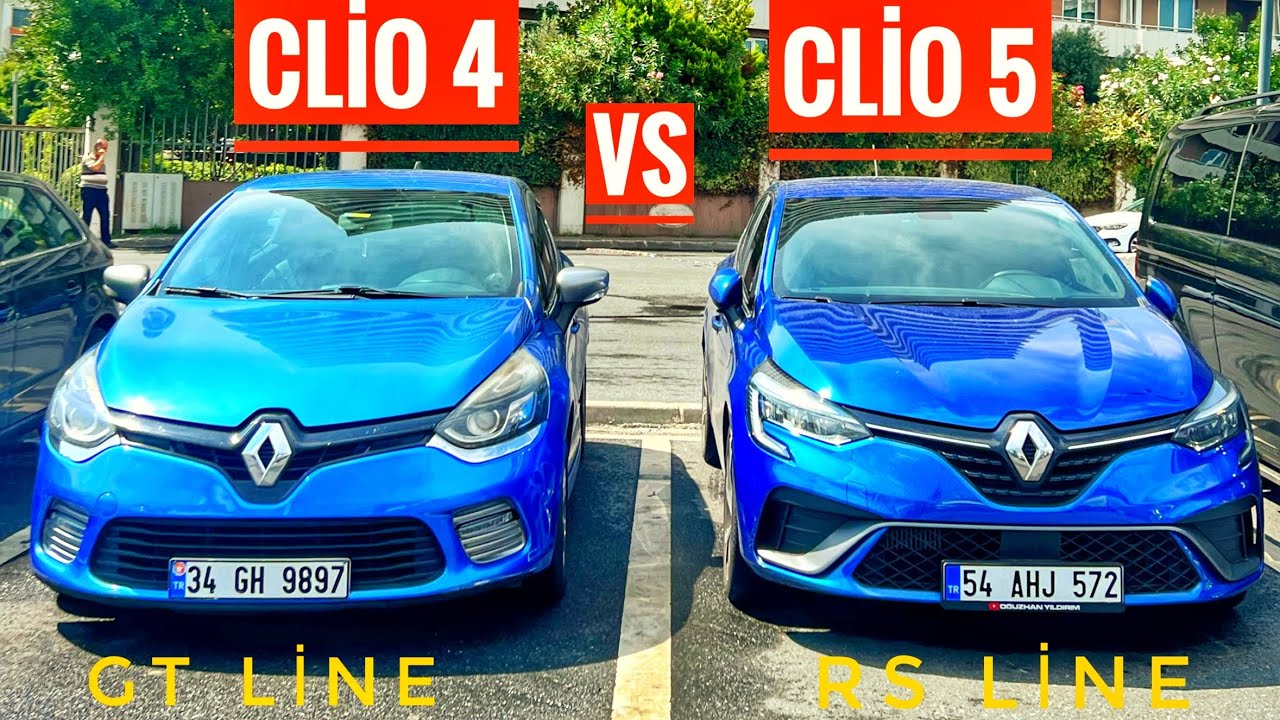 RENAULT CLİO 4 VS CLİO 5 | RS LİNE VS GT LİNE | 2020 VS 2014 | INITIALE FARLAR | KIYASLADIK