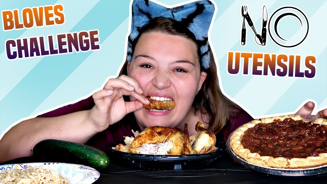 BLOVESLIFE NO UTENSIL CHALLENGE!!!