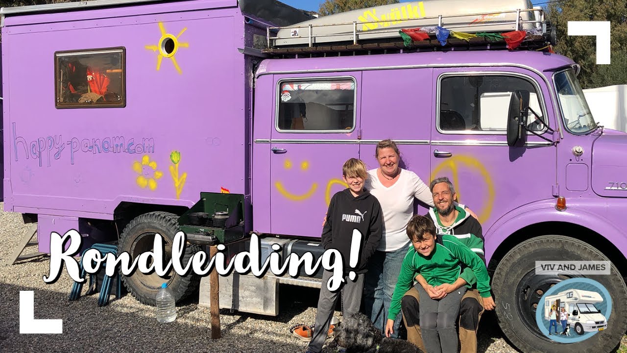 Rondleiding! Duitse familie reist door Europa in een tot camper omgebouwde Duitse brandweer wagen!