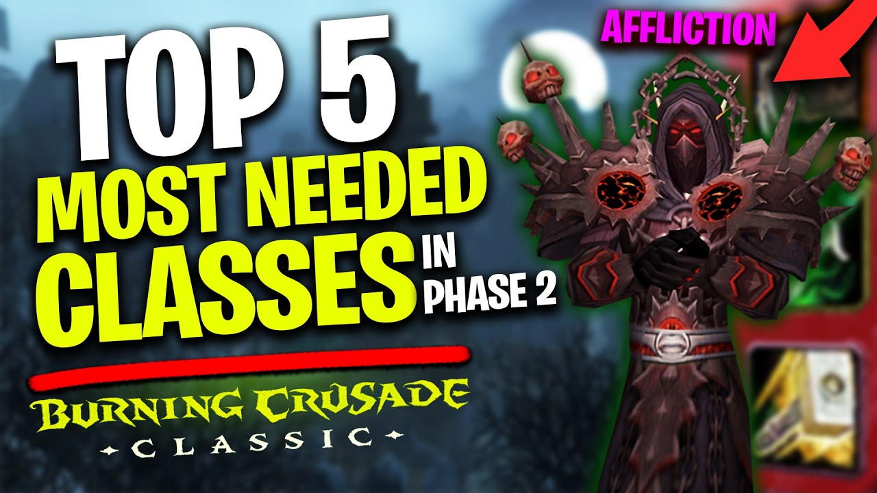 Top 5 Most IN-DEMAND Classes For TBC Classic Anniversary Phase 2