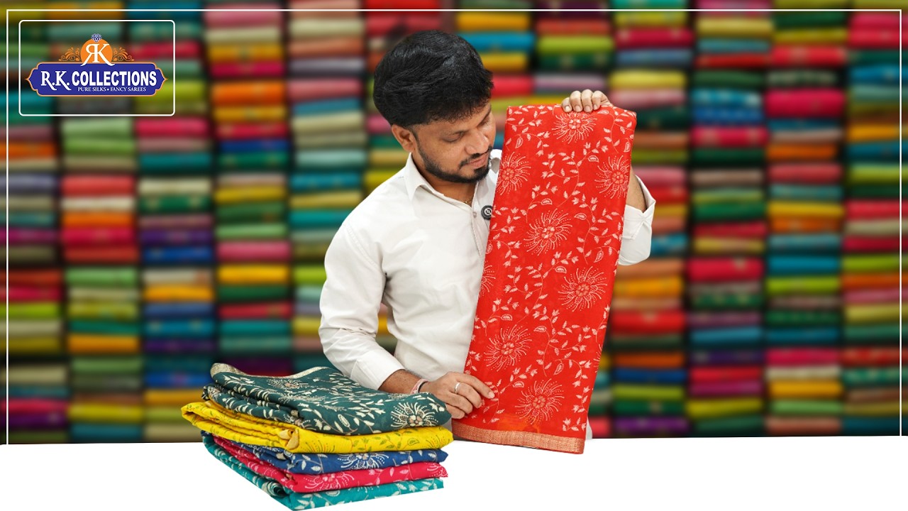 Georgette And Crepe Silk Sarees I Wholesale Shop I @Rkcollectionssarees
