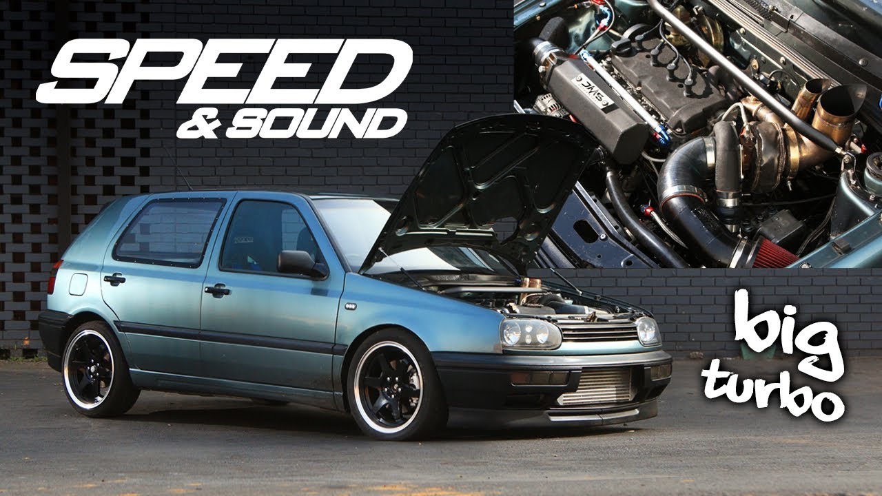Большой турбо Volkswagen Mk3 Street Racer