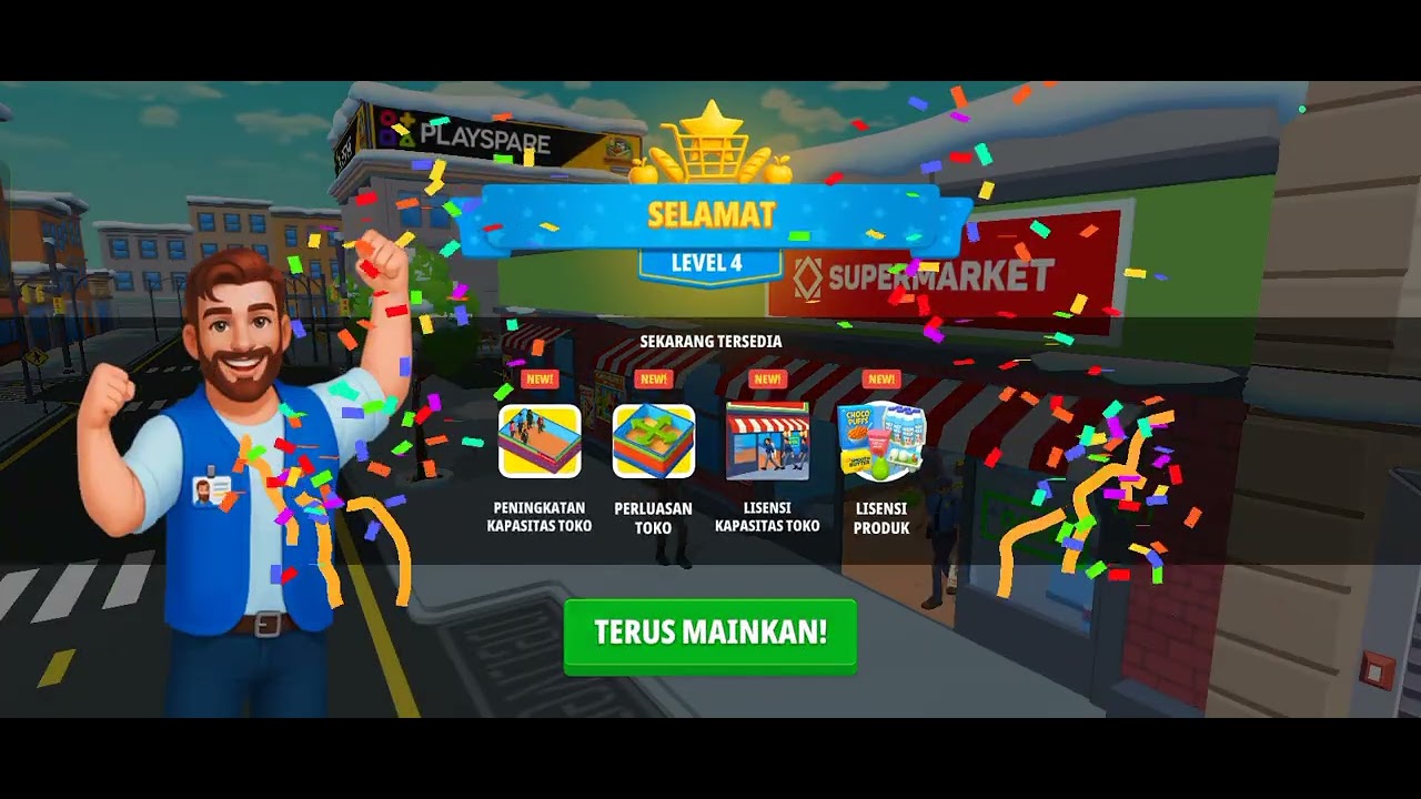 Menuju ke level 5 - my supermarket kasir simulator part 2 