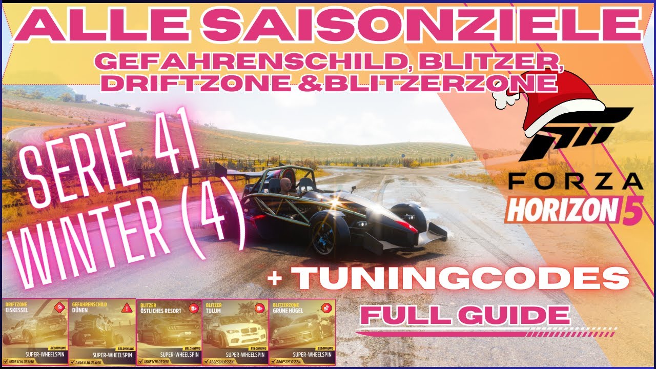 Forza Horizon 5 Alle SAISONZIELE Serie 41 Winter Teil 4 FULL GUIDE *Festival Playlist*