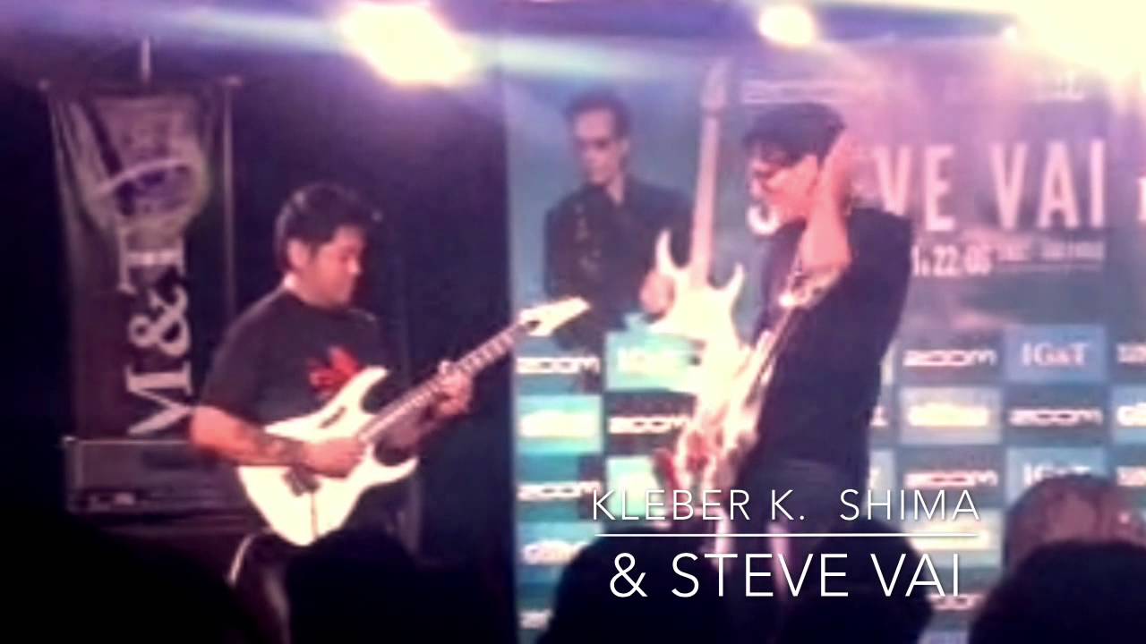 Kleber K Shima & Steve Vai - 21 de junho de 2015