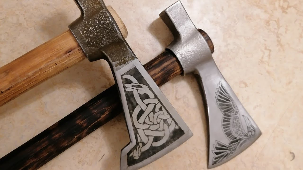 Metal etching on bahco tomahawk
