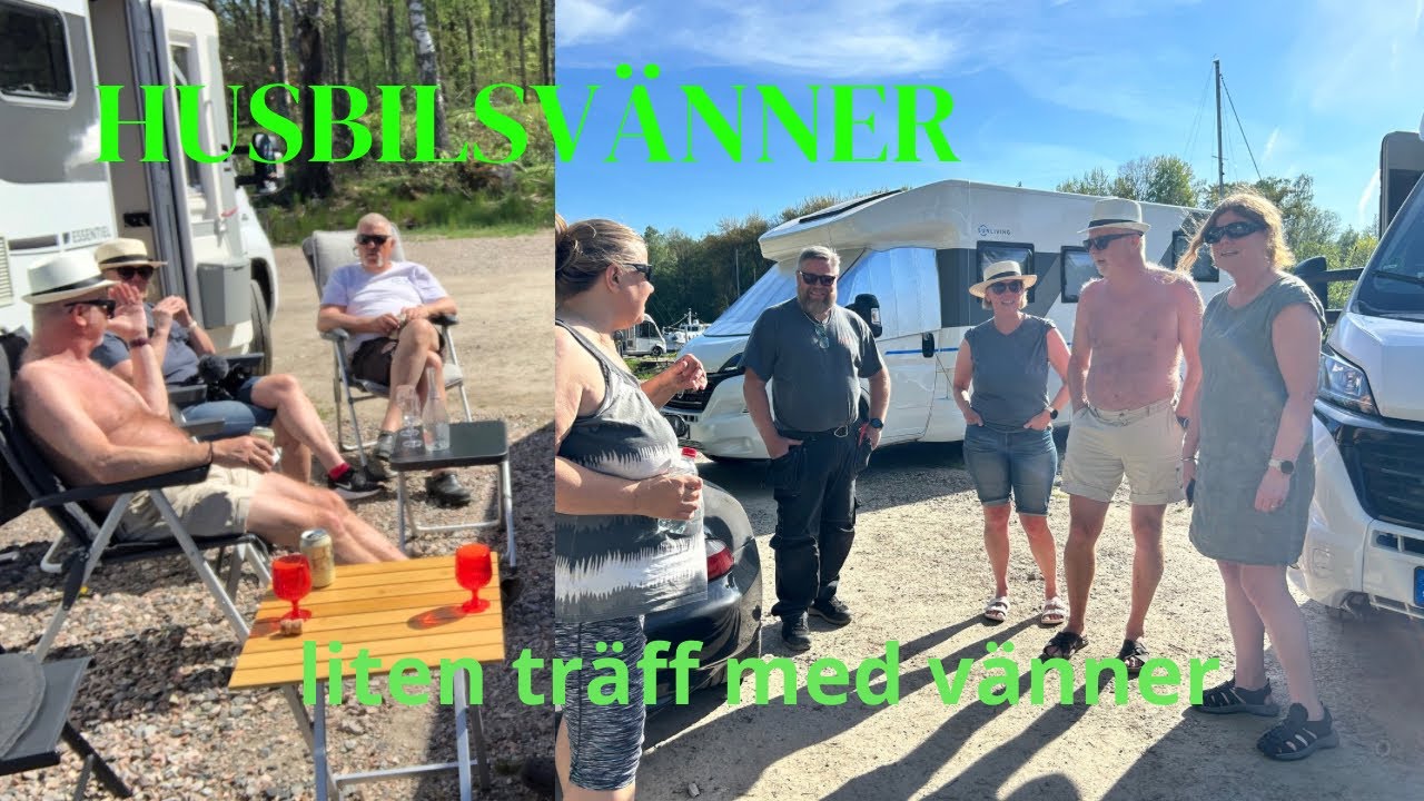 Mini träff och träffar vänner husbilsvänner