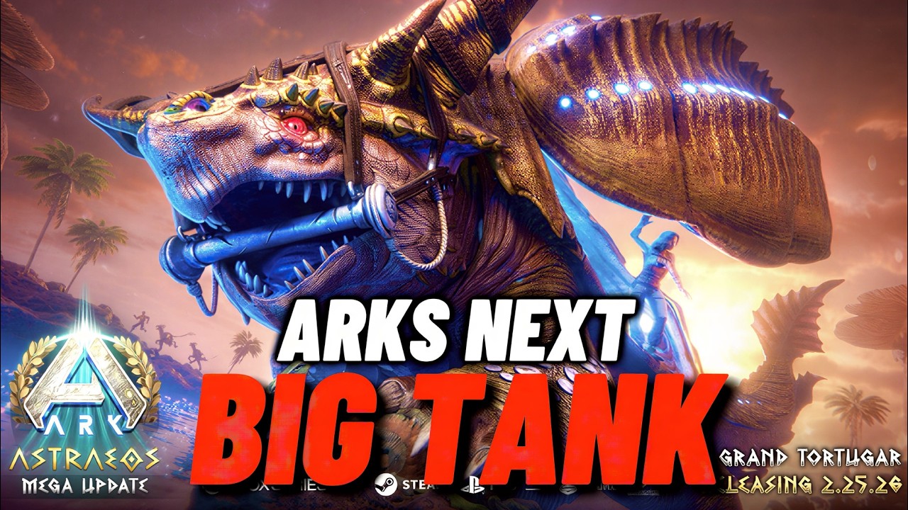 Ark Ascended Next Big TANK Revealed, The Grand Tortugar May Be Super OP!