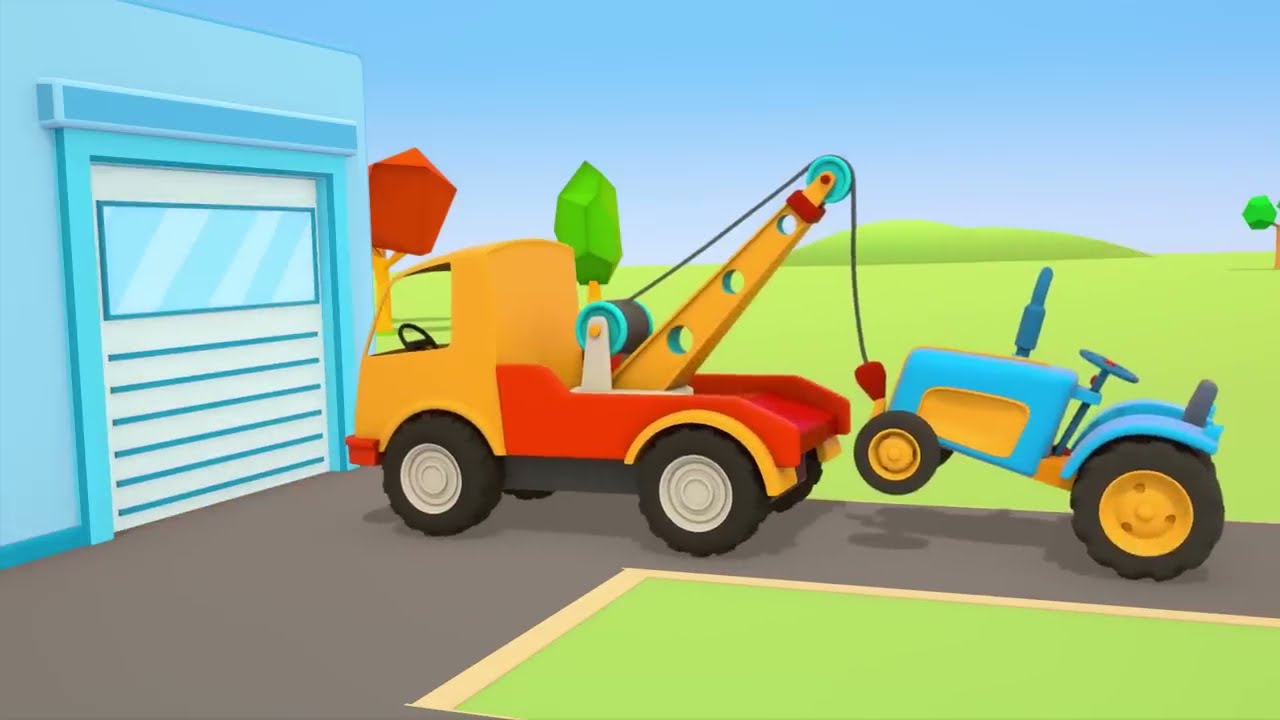 Street vehicles for kids. Cars' cartoons & car animation compilation.