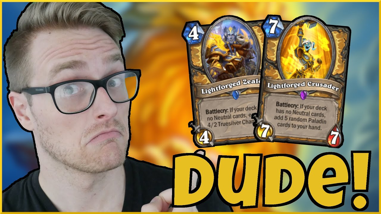 Hearthstone | Purely Dudes (No NEUTRALS Allowed) | Wild Pure Dude Paladin | Descent of Dragons