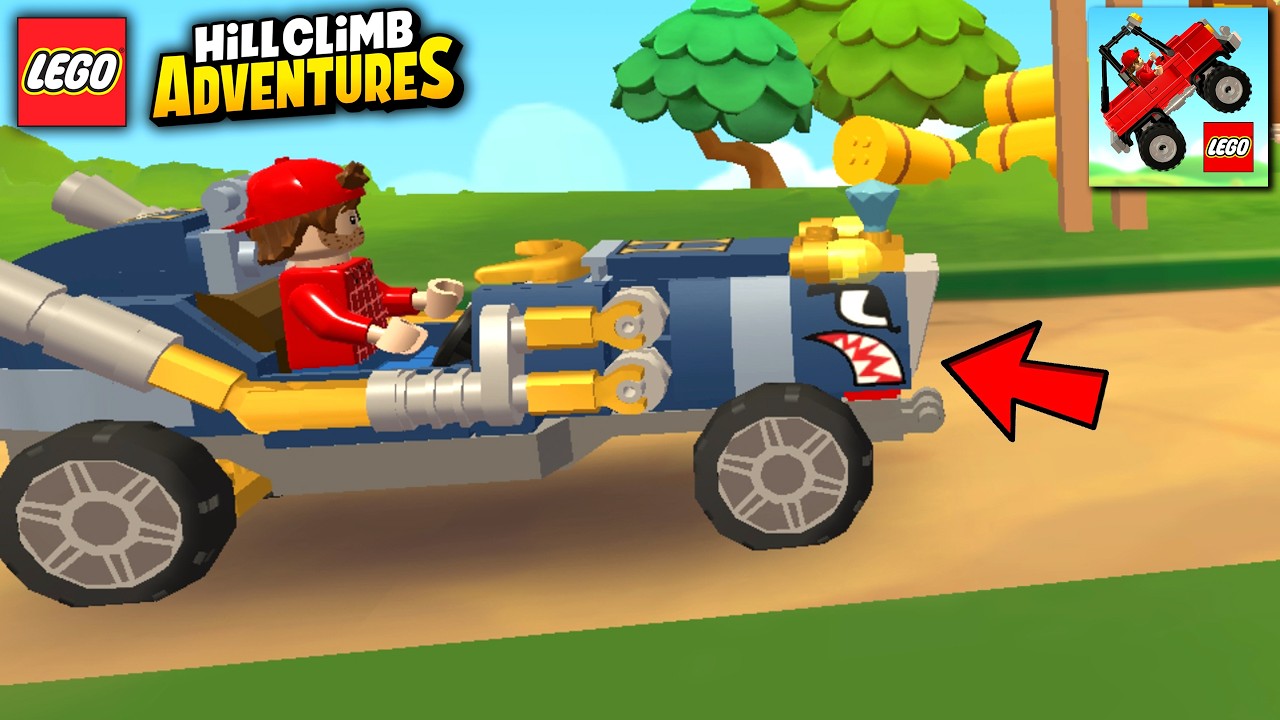 LEGO Hill Climb Adventures - New Vehicle SHARK Walkthrough Game Android Gameplay