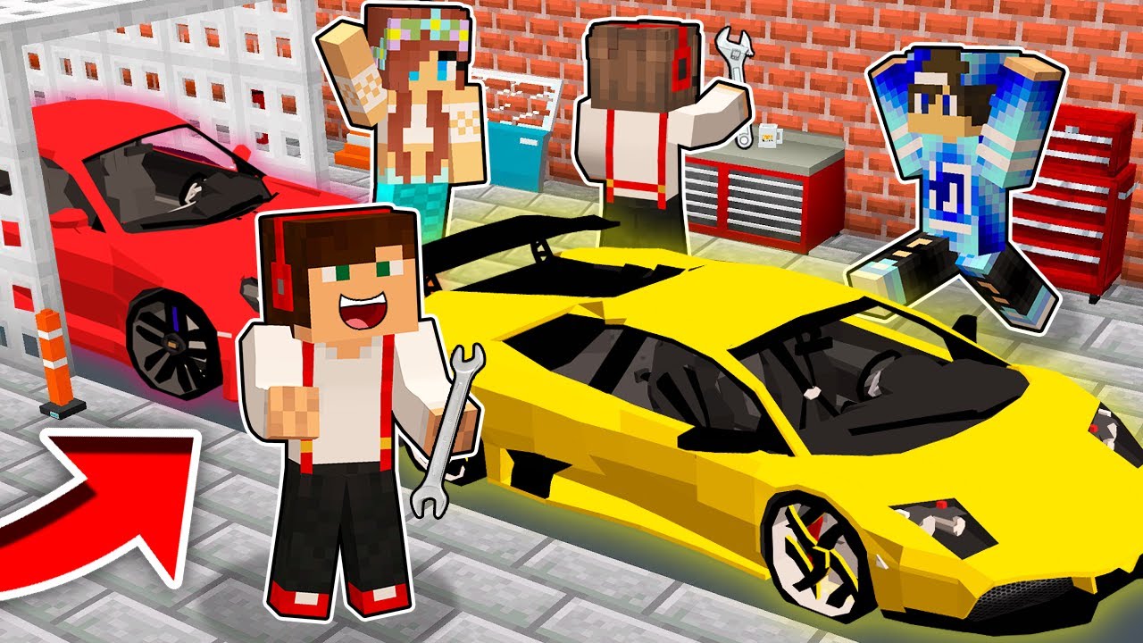 OTWIERAM FABRYKĘ SUPER SAMOCHOD&Oacute;W W MINECRAFT?! GPLAY & LAKI