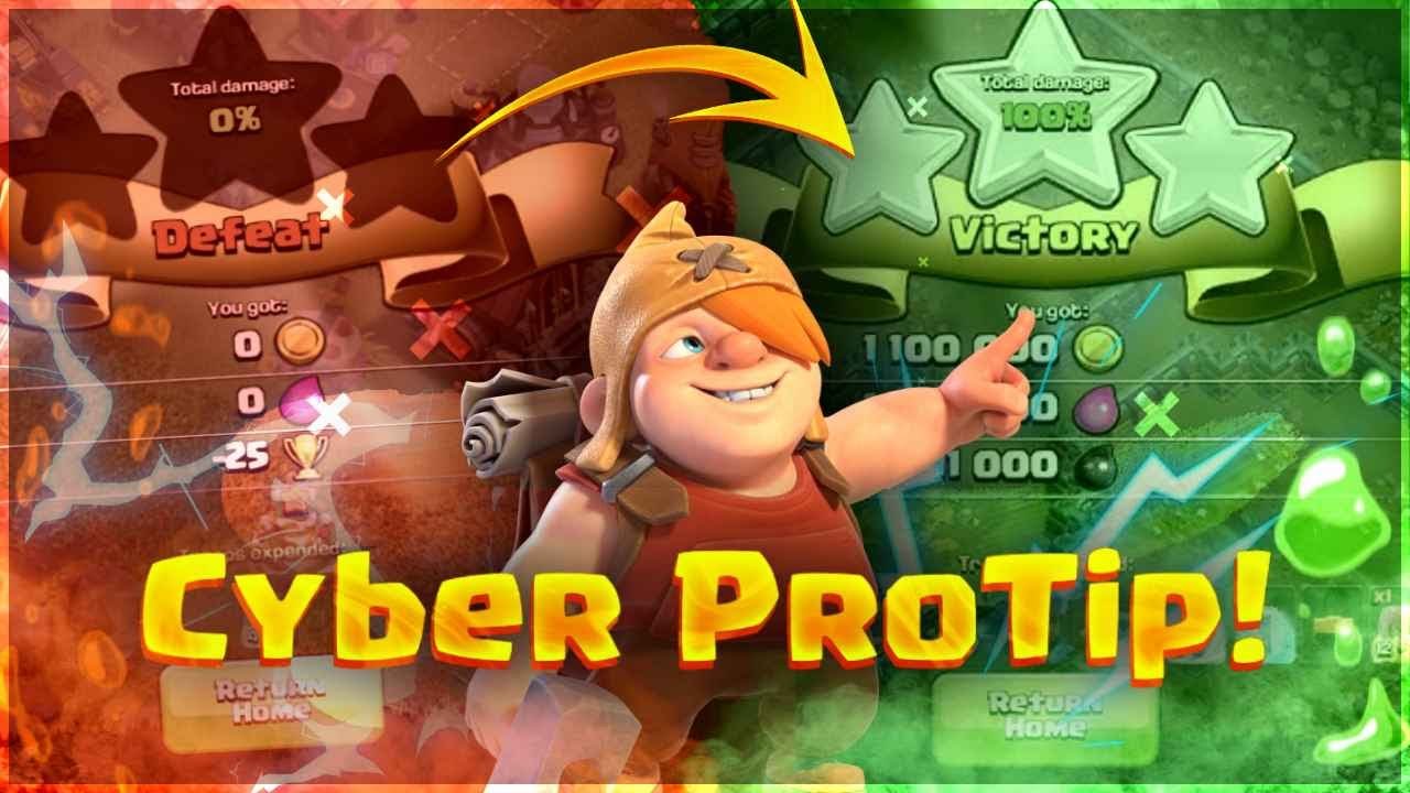 Cyber ProTip #10 - EFEKTYWNIEJSZY ROZW&Oacute;J HEROS&Oacute;W💪🤴👸 | CLASH OF CLANS