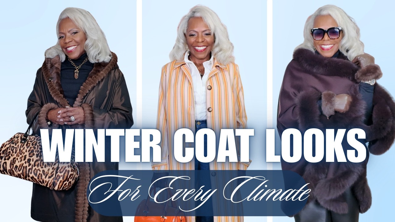 Elegant Winter Coat Styling  | Timeless Looks for Women Over 50
