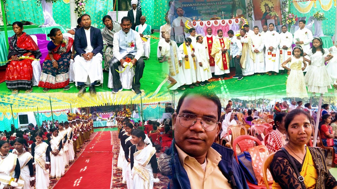 Thanksgiving Holy mass Badgudhali jharbeda Rajgangpur Fr.Eliash Majhi 