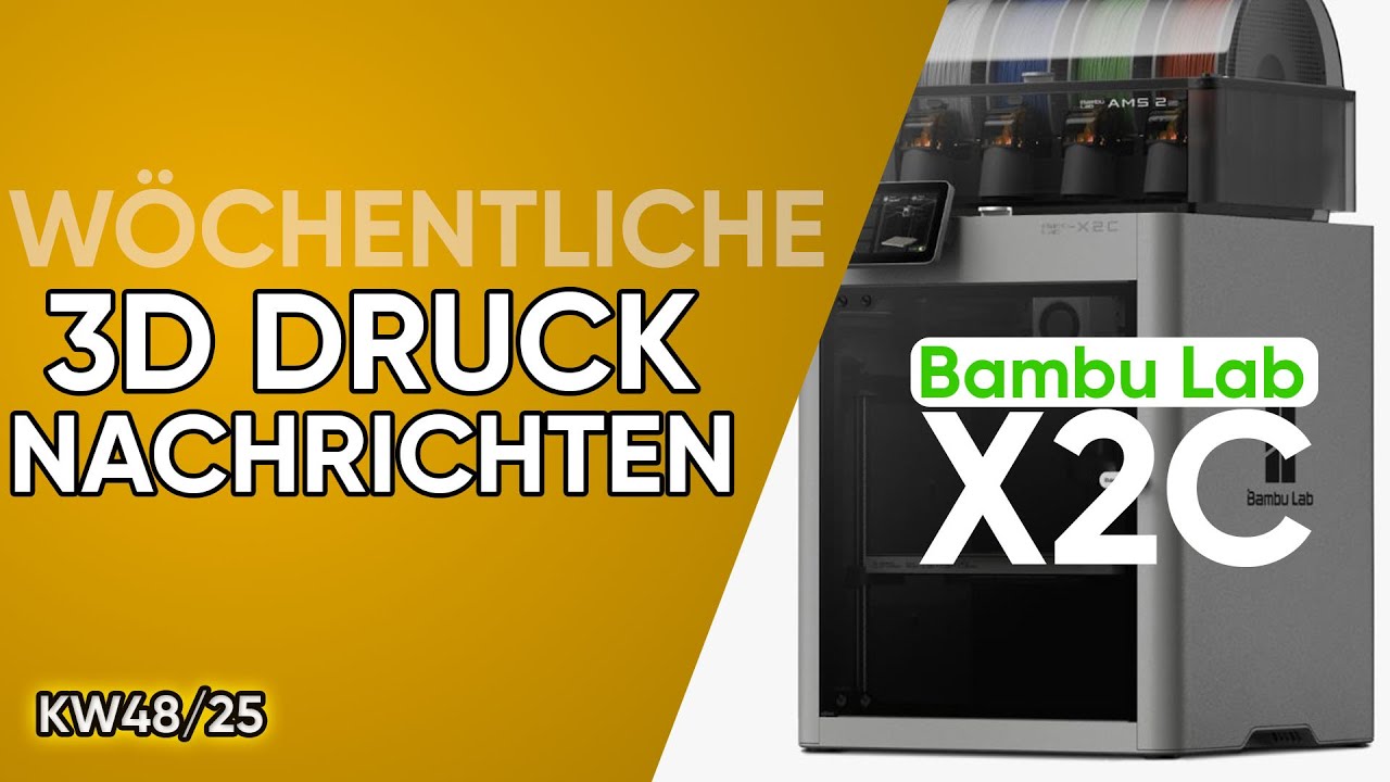 Bambu Lab X2 in Sichtweite! Qidi Q2C veröffentlicht! Artillery reagiert?