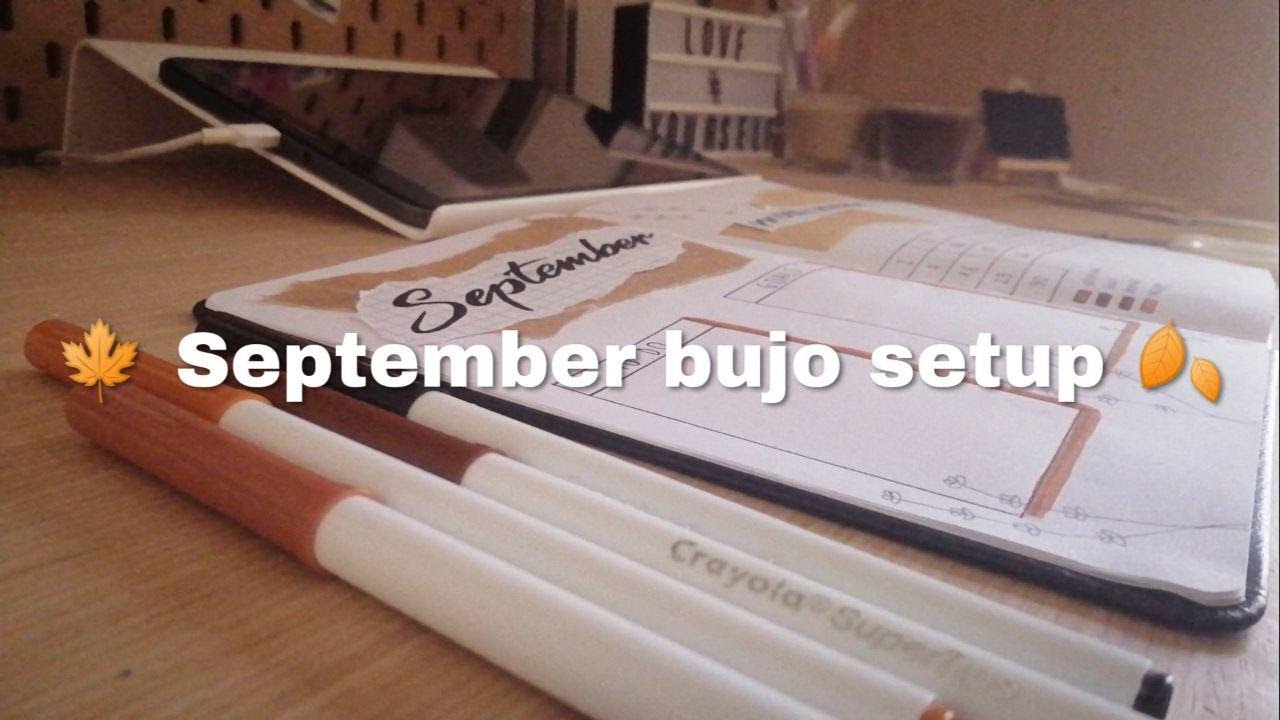 🍂hello september - bujo plan with me + lofi chill music