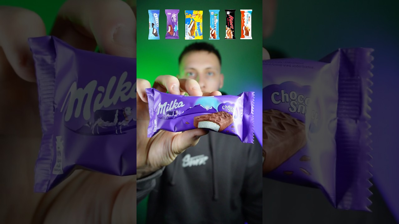 ASMR:Kinder,Milka,Oreo,Mars,Bounty,Nesquik. #chocolate #kinder #milka #asmr #shorts