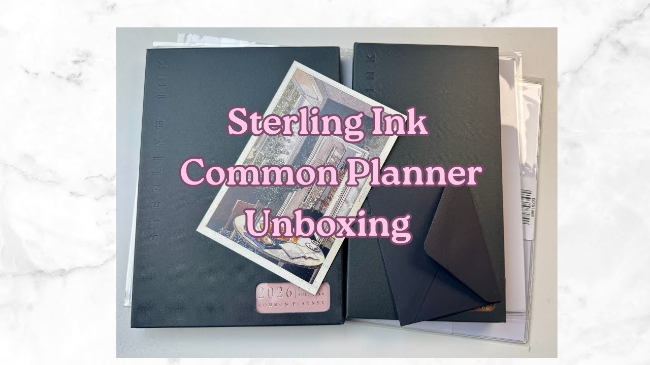 Sterling Ink Common Planner Unboxing | A5 & N1