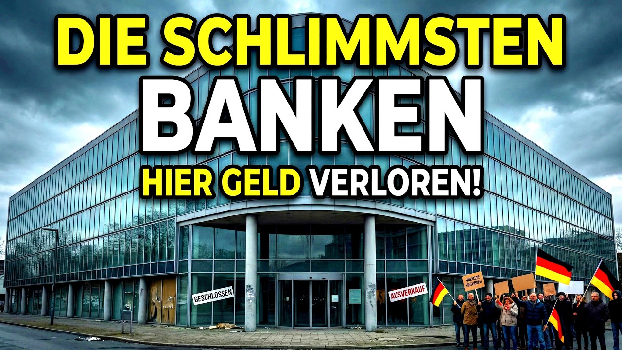 VERMEIDEN SIE DIESE BANKEN! 10 Anbieter Von SCHLECHTESTEN bis BESTEN