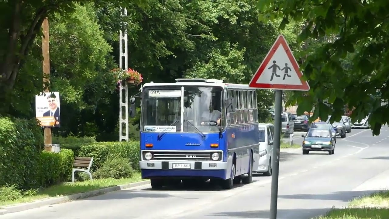 2024.06.09. Ikarusok az egykori 69A vonalán (+1339-es oldalkijelzős KCSV7 az Örsön)