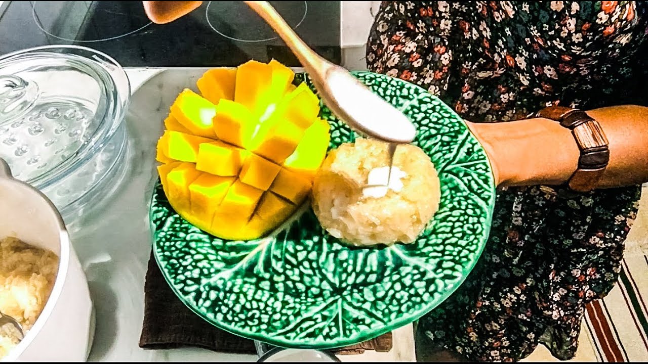 Riz gluant au Lait de CoCo & Vanille l 