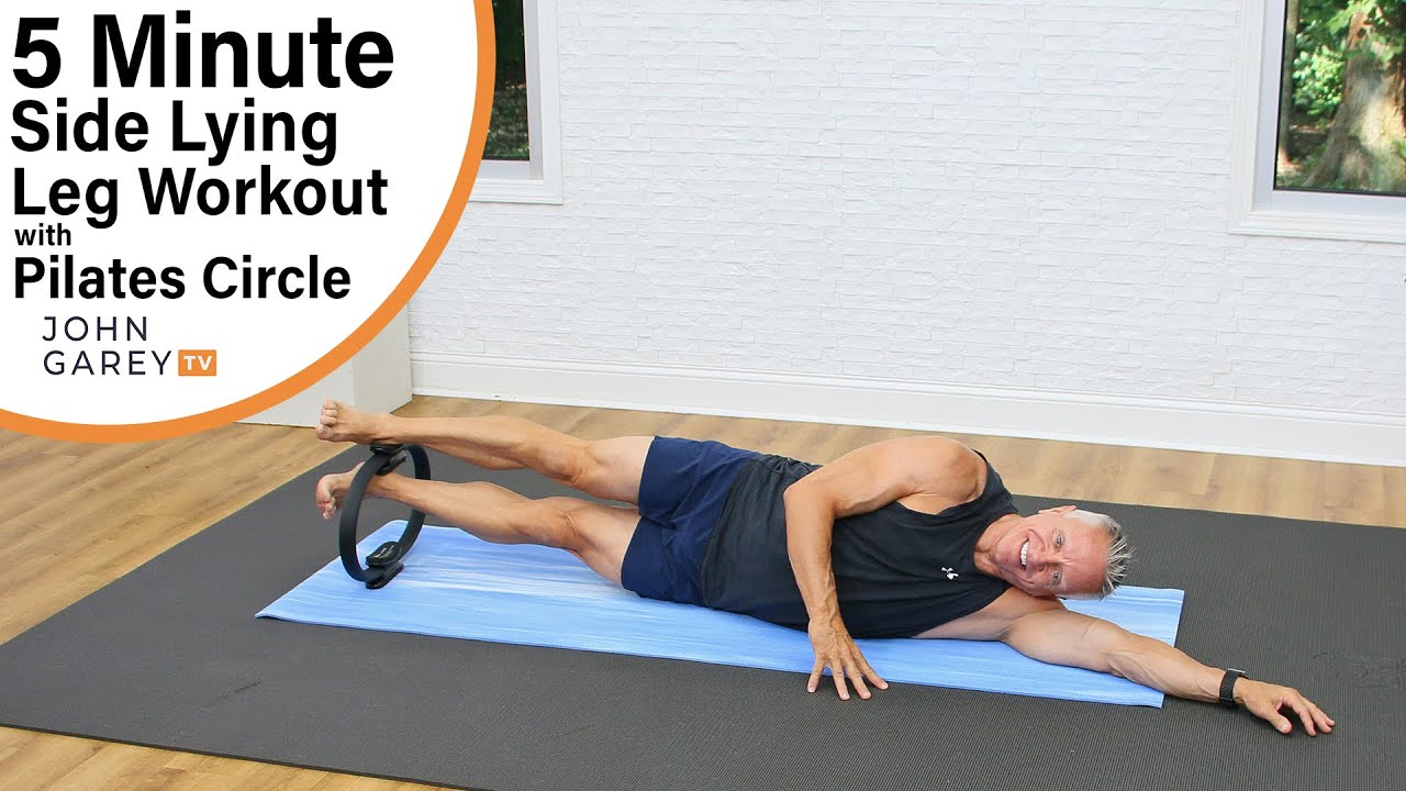 5 Minute Workout   Side Lying Leg Work with the Pilates Circle