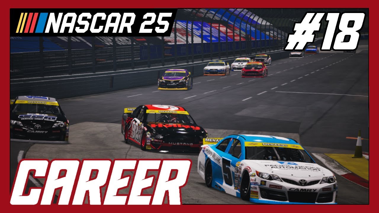 Остерегайтесь машин, прошедших круг! // Режим карьеры NASCAR '25