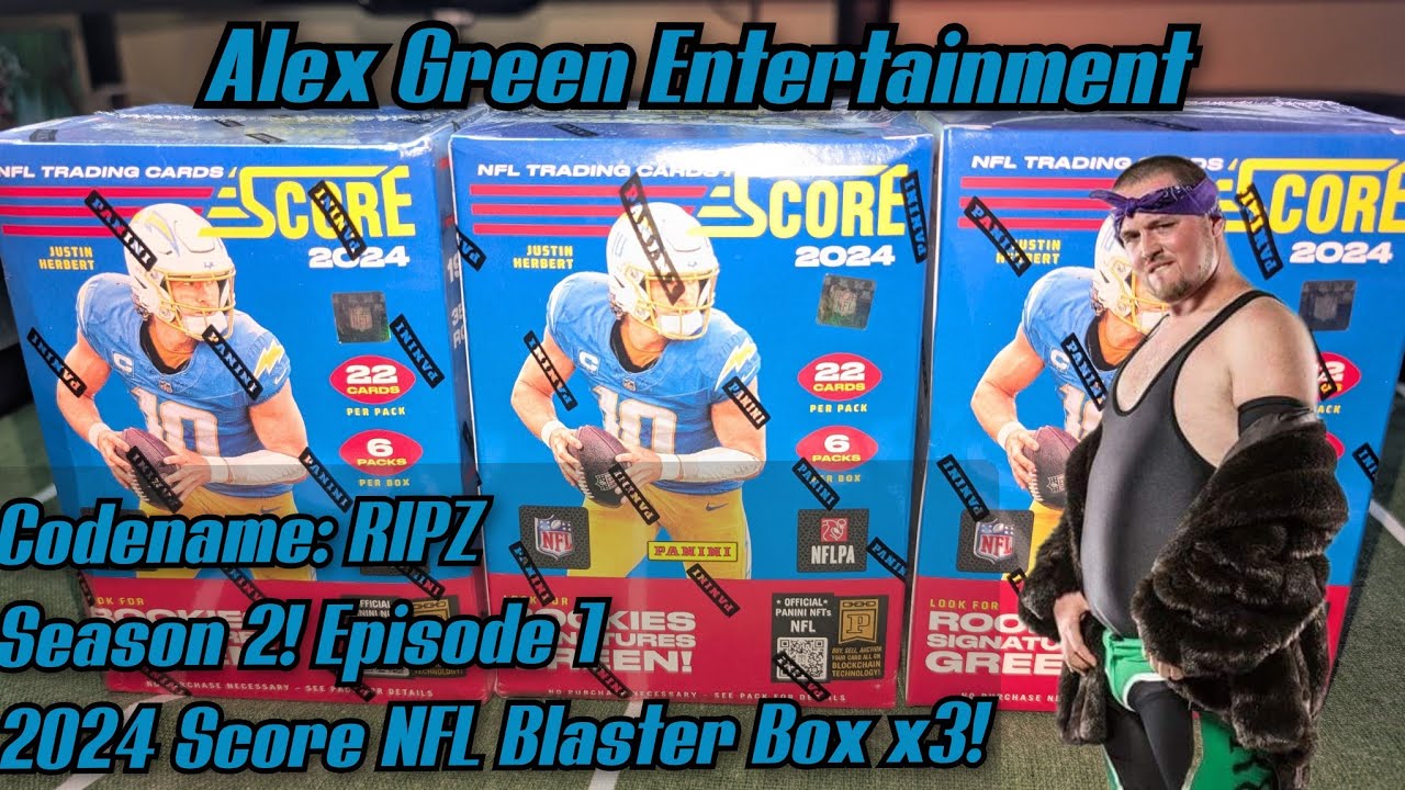 Codename: RIPZ Episode 1 2024 Score NFL Blaster Box x3!